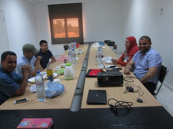 Meeting in Sidi Bouzid