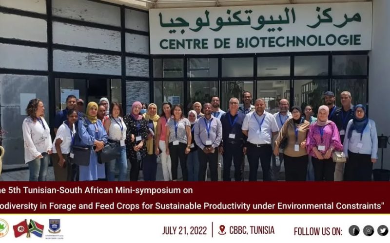 he 5th Tunisian-South African Mini-symposium on " Biodiversity in Forage and Feed Crops for Sustainable Productivity under Environmental Constraints " 
